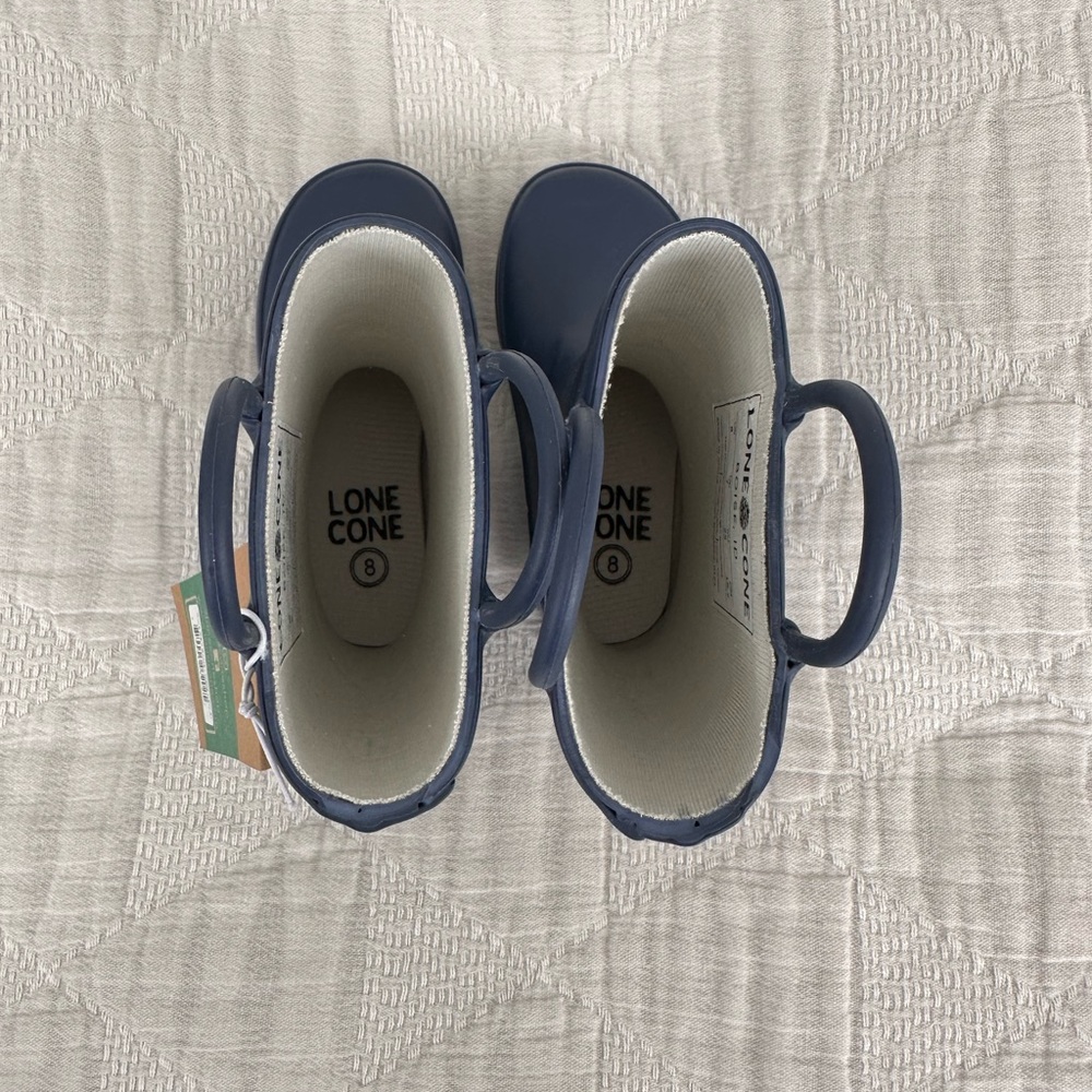 Lone Cone Navy Rain Boots - Picture 7 of 7